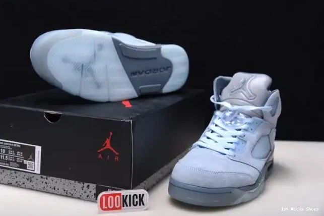 1st Kicks Shoes Retro Air (W) Bluebird Jordan DD9336-400 5 0521